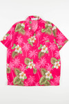 Hot Pink V.H.O. Hawaiian Shirt 2061
