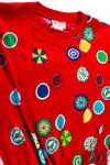 Vintage Gucci Circles Short Sleeve Top