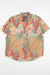 Vintage Frayed Chaps Ralph Lauren Hawaiian Shirt 2064