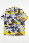 Vintage Sunset Island Hawaiian Shirt 2045