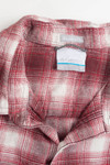 Red Columbia Flannel Shirt 3817