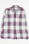 Vintage Plum Arrow Flannel Shirt 4051