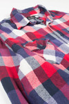 Red & Navy Ocean Pacific Flannel Shirt 3939