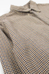 Houndstooth J. Crew Flannel Jacket 4076