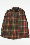 Fall Green George Flannel Shirt 3844