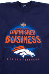 Broncos Super Bowl XXXII Unfinished Business Vintage T-Shirt (1998)