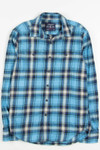 Blue American Eagle Outfitters Flannel Shirt 4025