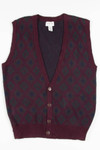 Burgundy Windridge Sweater Vest 259