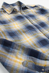 Yellow & Blue Merona Flannel Shirt 3986