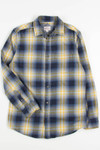 Yellow & Blue Merona Flannel Shirt 3986