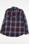 Burgundy George Flannel Shirt 3997