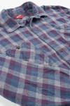 Purple Arizona Jean Co. Flannel Shirt 4087