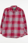 Red Outdoor Life Flannel Shirt 3857