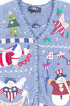 Blue Ugly Christmas Vest 55310