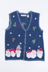 Blue Ugly Christmas Vest 55197