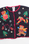 Nut Cracker Ugly Christmas Cardigan 55937