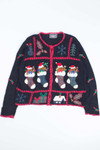 Black Ugly Christmas Cardigan 55237