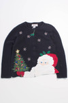 Black Ugly Christmas Cardigan 58047
