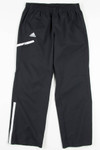 Black Adidas Windbreaker Track Pants (sz. L)