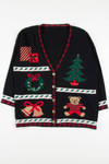 Black Ugly Christmas Cardigan 57026