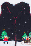 Black Ugly Christmas Vest 55208