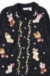 Black Stockings Ugly Christmas Cardigan 57071