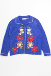 Blue Ugly Christmas Cardigan 55888