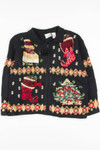 Black Ugly Christmas Cardigan 57031