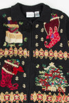 Black Ugly Christmas Cardigan 57033