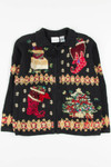 Black Ugly Christmas Cardigan 57033