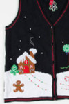 Black Ugly Christmas Vest 55278