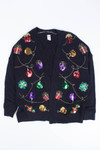 Black Ugly Christmas Cardigan 55294