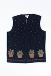 Black Ugly Christmas Vest 55296