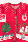Red Cats Ugly Christmas Cardigan 57087