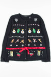 Black Ugly Christmas Cardigan 57138