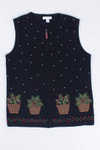Black Ugly Christmas Vest 55507