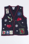 Black Ugly Christmas Vest 55508