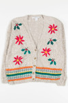 Poinsettias Ugly Christmas Cardigan 57165