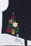 Black Ugly Christmas Vest 55511