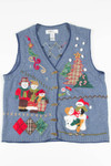 Blue Ugly Christmas Vest 57427