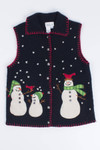 Black Ugly Christmas Vest 55515