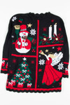Black Angel Ugly Christmas Pullover 57279