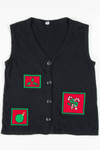 Black Ugly Christmas Vest 57432