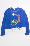 Blue Ugly Christmas Pullover 58016