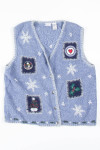 Blue Ugly Christmas Vest 55386