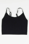 Black Seamless Ribbed Cami