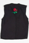 Black Poinsettias Ugly Christmas Vest 57655