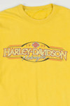 Yellow Huntington Harley Davidson T-Shirt