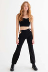 Black Cage Hip Bell Bottoms