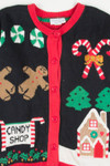 Sweater Loft Gingerbread Men Ugly Christmas Cardigan 57795